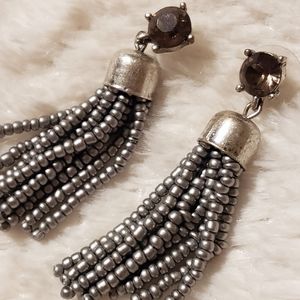 Sugarfix by Baublebar Silver Tassel Earrings